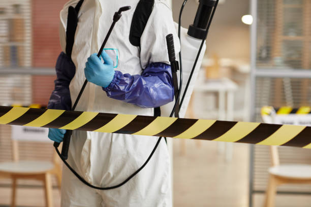 Professional Blood Cleanup technician working in Manchester, IA